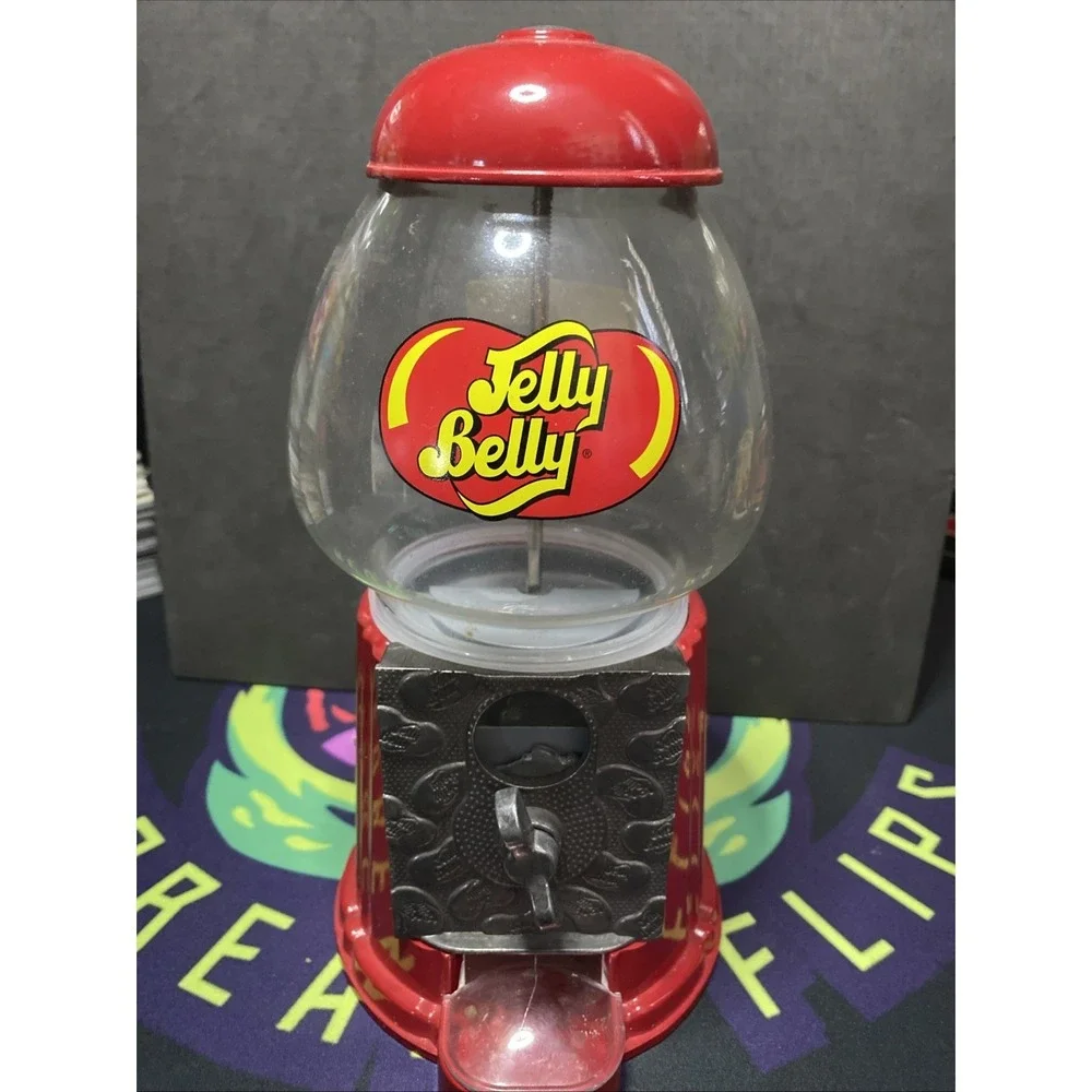 Jelly Belly Official Gumball Dispenser Coin Turn Bank 9
